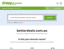 Tablet Screenshot of betterdeals.com.au